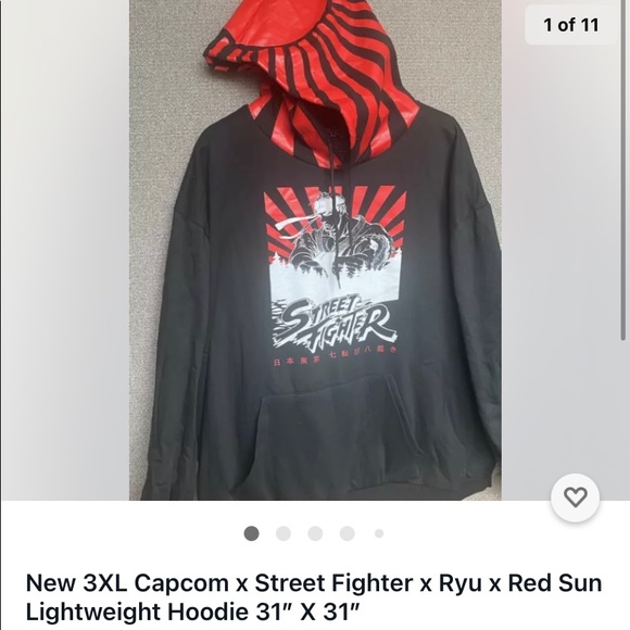 New 3X & 4X Street Fighter Lightweight Capcom Paint Chips Missing - Picture 13 of 16